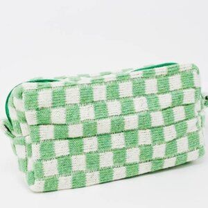 Check Yourself Cosmetic Bag -Pistachio